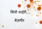 सिंधी शाईरी....  बेज़मीर