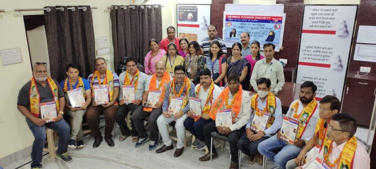 वुमन पावर सोसाइटी द्वारा यूनाइटेड इंडियन जर्नलिस्ट एसोसिएशन के पत्रकारों का सम्मान