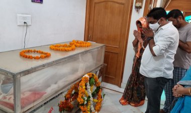 महापौर ने दी रक्षा वैज्ञानिक डॉ एच पी व्यास को श्रद्धांजलि