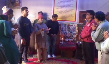 अमर शहीद मंदिर में वीर सपूतों को दी श्रद्धांजलि