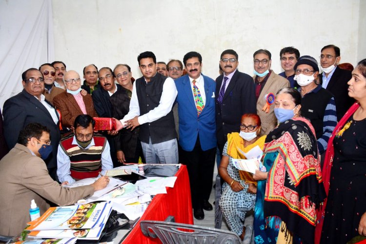 सर्किल के निशुल्क चिकित्सा परामर्श  शिविर  में 785 की जांच