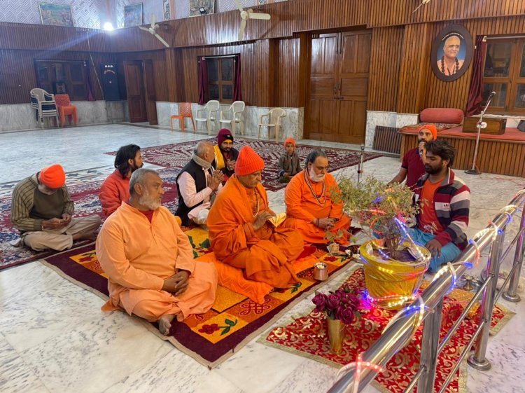 हरि शेवा धाम उदासीन  आश्रम में तुलसी पूजन सम्पन्न