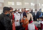 सिन्धुधाम में लगा मेगा वैक्सीनेशन कैंप