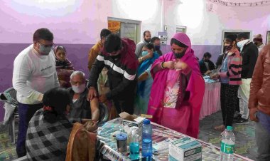 साधु वासवानी की पुण्य तिथि पर साधु वासवानी सेंटर ,बीकानेर में लगा  कोविड-19 टीकाकरण शिविर