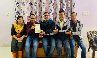 वैवाहिक वर्षगांठ पर सपत्नी लिया नेत्रदान संकल्प