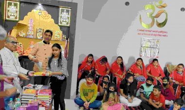 प्रतिभाशाली मेघावी छात्रों को किया सम्मानित