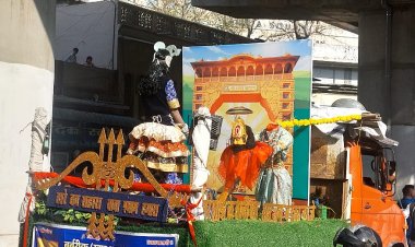 चेटीचण्ड पर विशाल जुलूस का हुआ पंचायतो द्वारा विभिन्न स्थानों भव्य स्वागत