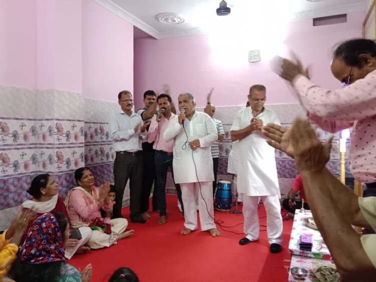 सिंधी समाज का चंद्र दर्शन पूर्व संध्या उत्सव- मुक्ता प्रसाद माता के मंदिर मे उत्साहपूर्वक मनाया गया