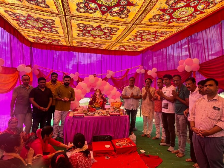 मोरया रे बप्पा मोरया रे से गूँजा  सहयोग पार्क