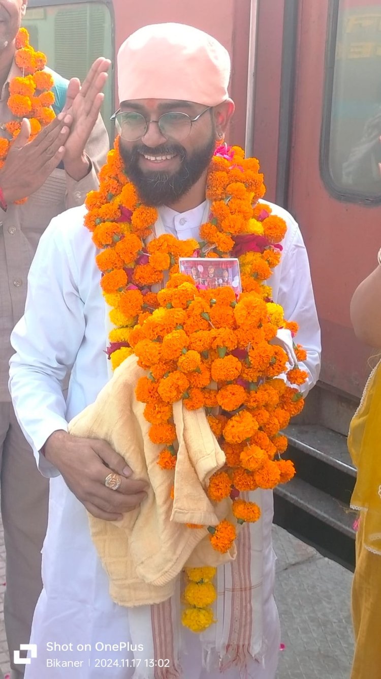 बीकानेर वासियों के लिए आध्यात्मिक पर्व: संत श्री दिनेश जी महाराज का आगमन